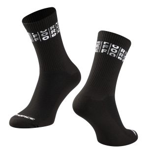 ponožky FORCE MESA, černé L-XL/42-46