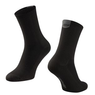 ponožky FORCE LONGER, černé L-XL/42-46