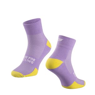 ponožky FORCE EDGE, fialovo-fluo S-M/36-41