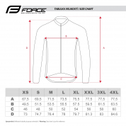 dres FORCE MTB ANGLE modro červený M