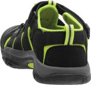 Keen NEWPORT H2 CHILDREN black/lime green US 8