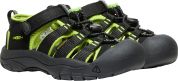 Keen NEWPORT H2 CHILDREN black/lime green US 8