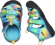 Keen SEACAMP II CNX TOTS vivid blue/original tie dye US 4