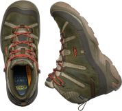 Keen CIRCADIA MID WP MEN dark olive/potters clay US 9