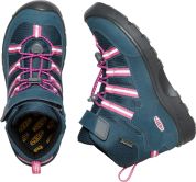 Keen HIKEPORT 2 SPORT MID WP YOUTH blue wing teal/fruit dove US 4