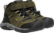 Keen RIDGE FLEX MID WP CHILDREN dark olive/dusky citron US 12