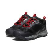 Keen WANDURO LOW WP YOUTH black/ribbon red US 2