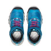 Keen WANDURO MID WP CHILDREN fjord blue/fuchsia purple US 10