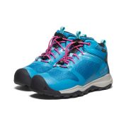 Keen WANDURO MID WP YOUTH fjord blue/fuchsia purple US 1