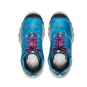 Keen WANDURO MID WP YOUTH fjord blue/fuchsia purple US 1