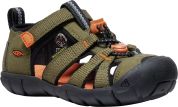 Keen SEACAMP II CNX CHILDREN dark olive/gold flame US 11