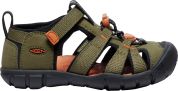 Keen SEACAMP II CNX CHILDREN dark olive/gold flame US 11