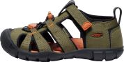 Keen SEACAMP II CNX CHILDREN dark olive/gold flame US 11