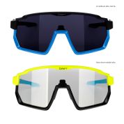 brýle F DRIFT 1x fluo+1x černé,foto+čer. sklo SADA