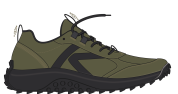 Keen KS86 LEA MEN dark olive/black US 8,5