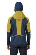 Hannah TRANE HOODY avocado oil/stratified sea XL