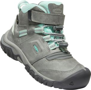 Keen RIDGE FLEX MID WP CHILDREN grey/blue tint US 11