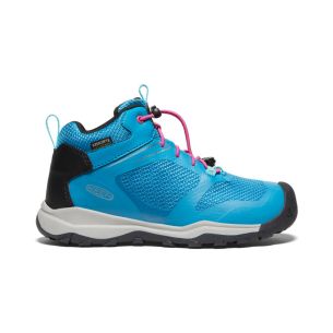 Keen WANDURO MID WP YOUTH fjord blue/fuchsia purple US 2