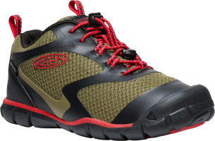 Keen TREAD ROVER WP YOUTH martini olive/red carpet US 2