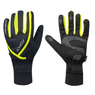 rukavice zimní FORCE ULTRA TECH, fluo